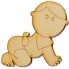 Sagoma in legno Bimbo che Gattona