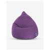 Avanti Trendstore [SALLY BIG] - Pouf in microfibra, riempito con palline in polistirolo. Disponibile in diverse colorazioni. Dimensioni ca. 110x70 cm - viola