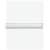 Avanti Trendstore [LEO] - Barra per la doccia telescopica in alluminio con tappi laterali di gomma. Disponibile in 2 colorazioni diverse. Dimensioni LAP 110-185x2x2 cm - Bianco - Alluminio
