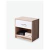 Avanti Trendstore [PEPE] - Comodino con cassetto e scompartimento aperto, disponibile in diversi colori. Dimensioni LAP: 39x41x28 cm - Legno laminato