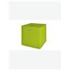 Avanti Trendstore [ALFA] - Box pieghevole in stoffa con occhiello in metallo, ideale per contenere vari oggetti o indumenti. Dimensioni LAP 32x32x32 cm - Verde chiaro - Polipropilene