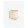 Avanti Trendstore [ALFA] - Box pieghevole in stoffa con occhiello in metallo, ideale per contenere vari oggetti o indumenti. Dimensioni LAP 32x32x32 cm - Beige - Polipropilene