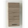 Avanti Trendstore [PIETRO] - Mobile da bagno pensile, con 1 anta in laminato di quercia San Remo terra con maniglie in metallo cromato, dimensioni: LAP 30x70x20 cm - Marrone - Legno laminato