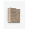 Avanti Trendstore [PIETRO] - Mobile da bagno pensile con 2 ante e 2 ripiani nell'interno, in laminato di quercia San Remo terra con maniglie in metallo cromato, dimensioni: LAP 60x70x20 cm - Marrone - Legno laminato