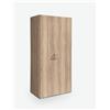 Avanti Trendstore [BALU2] - Armadio 2 ante in legno laminato, 1 appendi abiti e 1 ripiano. Colore quercia sonoma. Dimensioni: LAP 80x177x52 cm - Marrone - Legno laminato