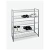 Avanti Trendstore [JUPP] - Scarpiera in metallo Tieni in ordine le scarpe nel tuo ingresso. Può contenere almeno 15 paia di scarpe. Struttura semplice e molto spaziosa. Dimensioni: 80x106x30cm - Grigio - Metallo