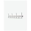 Avanti Trendstore [CARLOS] - Appendino da muro con 7 ganci, in ottica di acciaio. Dimensioni LAP 54x16x5 cm - Grigio - Metallo bianco