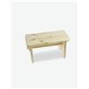 Avanti Trendstore [TABORET] - Sgabello in legno di pino massiccio, dimensioni LAP 40x19x21 cm - Marrone chiaro - Legno massiccio