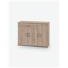 Avanti Trendstore [LILO] - Comò con 1 cassetto e 3 ante, all'interno con 2 ripiani, in legno laminato, disponibile in 2 diversi colori, dimensioni: LAP 90x70x30 cm - Marrone - Legno laminato
