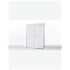 Avanti Trendstore [VICTORIA] - Armadio con ante scorrevoli in legno laminato, molto spazioso, disponibile in 2 colori diversi. Dimensioni: LAP 125x195x62 cm - Bianco - Legno laminato