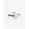 Avanti Trendstore [MUNICH] - Set con tavolo e 2 panche per la sala da pranzo, in legno laminato. Disponibile in 3 diverse colorazioni. I cuscini di seduta non sono compresi. Dimensioni LAP: tavolo 140x75x80 cm, panche 140x45x37 cm - Bianco - Legno …