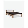 Avanti Trendstore [PINTO] - Fusto letto francese - materasso e doghe NON comprese - in legno laminato, disponibile in 2 colorazioni diverse. Dimensioni LAP 145x68x204 cm - Legno laminato
