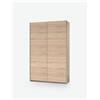 Avanti Trendstore [FORMIA] - Armadio ad ante scorrevoli, in legno laminato, disponibile in 2 diversi colori. Dimensioni: LAP 125x195,5x38 cm - Marrone - Legno laminato