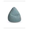 Avanti Trendstore [BETA] - Pouf in velluto, giá imbottito con palline EPS. Si adatta perfettamente al corpo. Disponibile in diverse colorazioni. Dimensioni AP 110x70 cm; capacitá: 220 L - Turchese