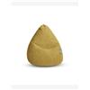 Avanti Trendstore [BETA] - Pouf in velluto, giá imbottito con palline EPS. Si adatta perfettamente al corpo. Disponibile in diverse colorazioni. Dimensioni AP 110x70 cm; capacitá: 220 L - Giallo scuro