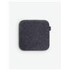 Avanti Trendstore [AVALON] - Cuscino da seduta quadrato imitazione feltro 100% poliestere, disponibili in diverse colorazioni. Dimensioni LAP 35x2x35 cm - Grigio scuro - Poliestere