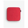 Avanti Trendstore [AVALON] - Cuscino da seduta quadrato imitazione feltro 100% poliestere, disponibili in diverse colorazioni. Dimensioni LAP 35x2x35 cm - Rosso - Poliestere