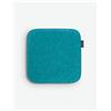 Avanti Trendstore [AVALON] - Cuscino da seduta quadrato imitazione feltro 100% poliestere, disponibili in diverse colorazioni. Dimensioni LAP 35x2x35 cm - Turchese - Poliestere