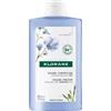 Klorane Shampoo Capelli Grassiampoo Al Lino Bio 400ml