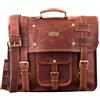 Originale Borsa a tracolla messenger in pelle per computer tutto in 1 borsa per laptop ...