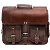 Originale Borsa in pelle per laptop uomo messenger tracolla S valigetta vera borsa vintage