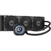 CORSAIR NAUTILUS 360 RS LCD Dissipatore a Liquido per CPU - Schermo LCD IPS da 2,1, AIO da 360 mm, Bassa rumorosità, Daisy-Chain, Intel LGA 1851/1700, AMD AM5/AM4 - 3 ventole RS120 incluse - Nero