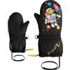 Ziener Leprint Z - Muffolo da sci per bambini, impermeabile, divertente, nero, 3