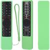 YiBiChin Protective Silicone Remote Case for Xiaomi XMRM-010 Bluetooth Voice Remote Control, Shockproof, Washable and Skin-Friendly, Anti-Lost Remote Cover with Loop (Glow in Dark Green)