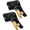 Woetwoat Universale Connettore Valvola Pneumatica, Ugello Gonfiabile Connettore Valvola Gonfiaggio Pneumatici, 2 in 1 per Gonfiatori Pompa d'Aria Compressore (2 PCS, Deflatable)