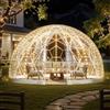 VEVOR Tenda a Cupola Igloo da Giardino Trasparente 2,9 x 1,7 m, Tenda Igloo da Giardino Trasparente per ca. 2-4 Persone con Finestre, per Esterni, Campeggio, Cortile, Feste, Eventi all'Aperto