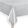Elaine Karen Home Decor Deluxe Collection - Tovaglia trasparente resistente, rettangolare, 152,4 x 304,8 cm