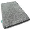 Floordirekt Tappeto da bagno Sky, morbido e denso, antiscivolo e ad asciugatura rapida, adatto per riscaldamento a pavimento, rettangolare e rotondo (50 x 60 cm, grigio scuro)