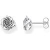 Thomas Sabo H2323-637-21 - Orecchini a lobo Midnight Rose in argento 925 riciclato
