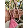 8 mm Rnd 108+1 Perline Sfaccettate Rosa Rosa Rosario Jaap, Japa Mala Energized
