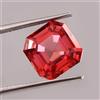 Naturale Perfetto Ceylon Padparadscha Zaffiro Taglio Asscher Loose Gemma 6x6 MM