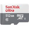 Sandisk Ultra micro SDXC + Adattatore 512GB-Class 10-UHS-I