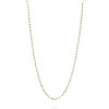 Thomas Sabo Collana con ciondolo Paperclip, 40,00-45,00 cm, in argento 925 riciclato, placcato oro 18 carati, KE2328-413-39-L45V
