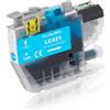 TonerPartner Compatibile con Brother LC-421 C Cartuccia d'inchiostro, ciano