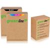 TonerPartner greenline Multipack sostituisce HP C2P05AE / 62XL contiene 2x Cartuccia/testina di stampa