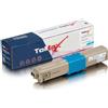 TonerPartner ToMax Premium compatibile con OKI 44973535 Cartuccia di toner, ciano