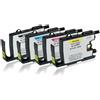 TonerPartner Multipack compatibile del Brother LC-1240BK contiene 4x Cartuccia d'inchiostro