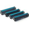 TonerPartner Multipack compatibile del Canon 3028C002 / 054H contiene 1xBK, 1xC, 1xM, 1xY