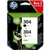 HP Originale HP 3JB05AE / 304 Cartuccia/testina di stampa multi pack