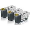 TonerPartner Set Compatibile economico del Canon 0628 B 001 / 5 BK contiene 3x Cartuccia d'inchiostro