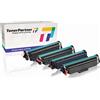 TonerPartner Multipack Compatibile con HP W2200X / 220X include 4 cartucce di toner