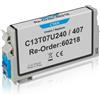 TonerPartner Compatibile con Epson C13T07U240 / 407 Cartuccia d'inchiostro, ciano