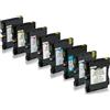 TonerPartner Il multipack compatibile con Ricoh 405761 / GC41 contiene 8x cartucce d'inchiostro