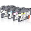 TonerPartner Multipack compatibile con Brother LC-426XLBK contiene 4 cartucce d'inchiostro