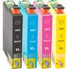 TonerPartner Compatibile con Epson C13T02W64010 / 502XL Cartuccia d'inchiostro, Multipack