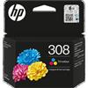 HP Originale HP 7FP20UE / 308 Cartuccia/testina di stampa colore